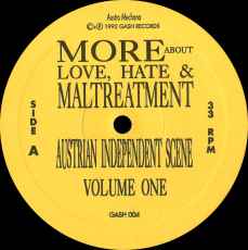 Austrian Independent Scene Volume One - More, About Love, Hate & Maltreatment (2LP, Vinyl) (gebraucht VG-)