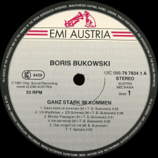 Boris Bukowski - Ganz Stark Im Kommen (LP, Album) (gebraucht VG-)