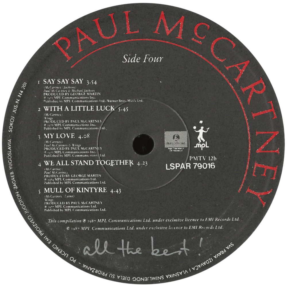 Paul Mccartney - All The Best (2xLP, Compilation) - Rares.at 