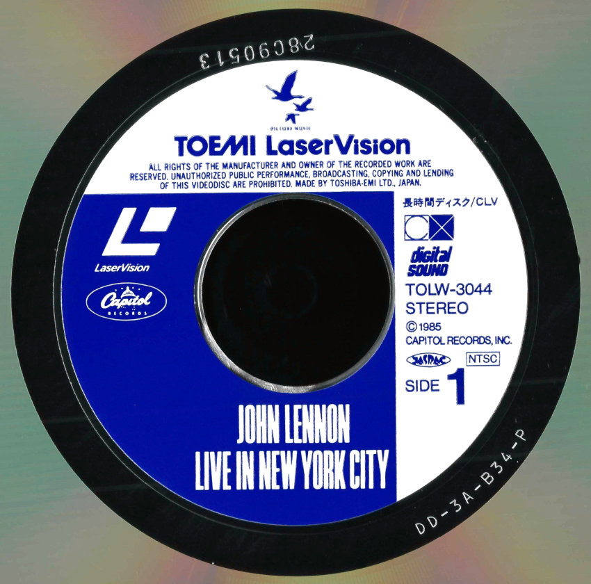 John Lennon - Live In New York City (Laserdisc, Japan) - Rares.at 